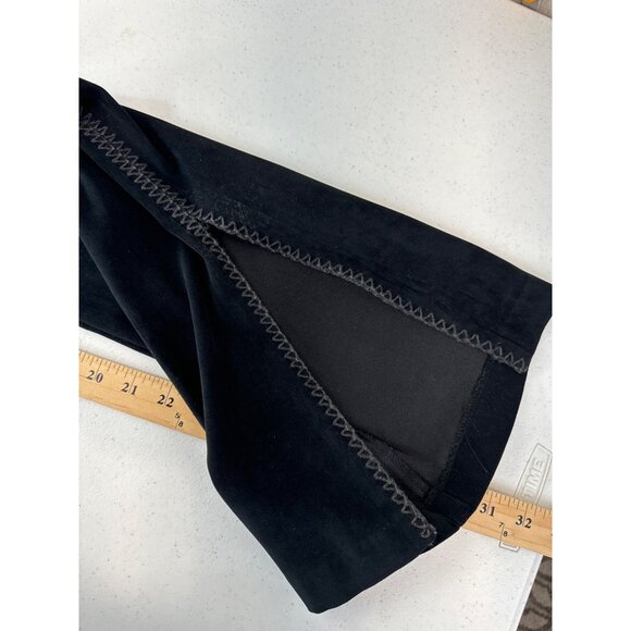 Tracy Evans Womens Black‎ Polyester & Spandex Pants  Side Zipper & Zigzag - Picture 10 of 11